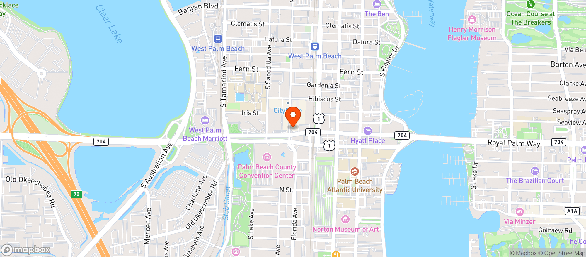 Map showing Planta