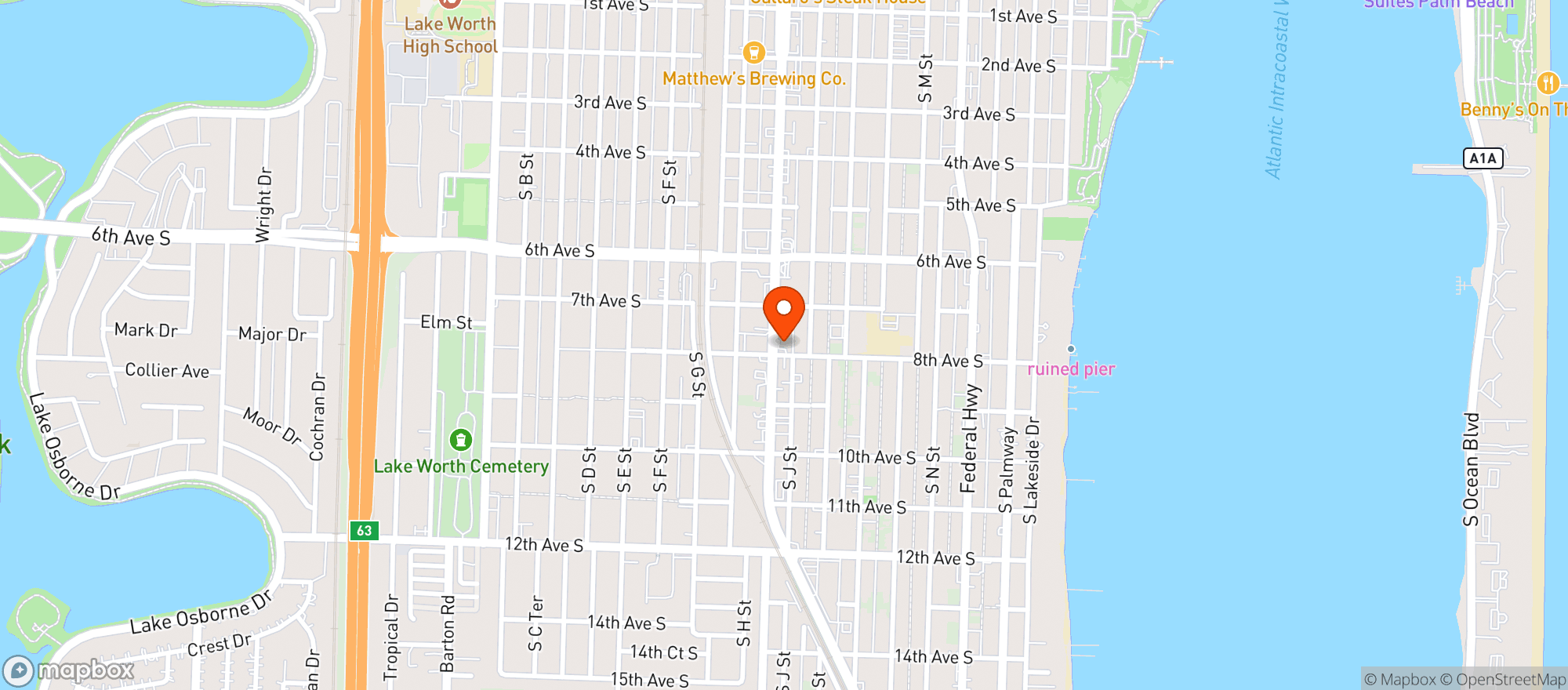 Map showing Manny 76