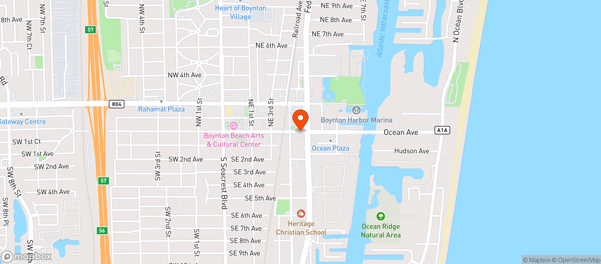 Map showing Hurricane Alley