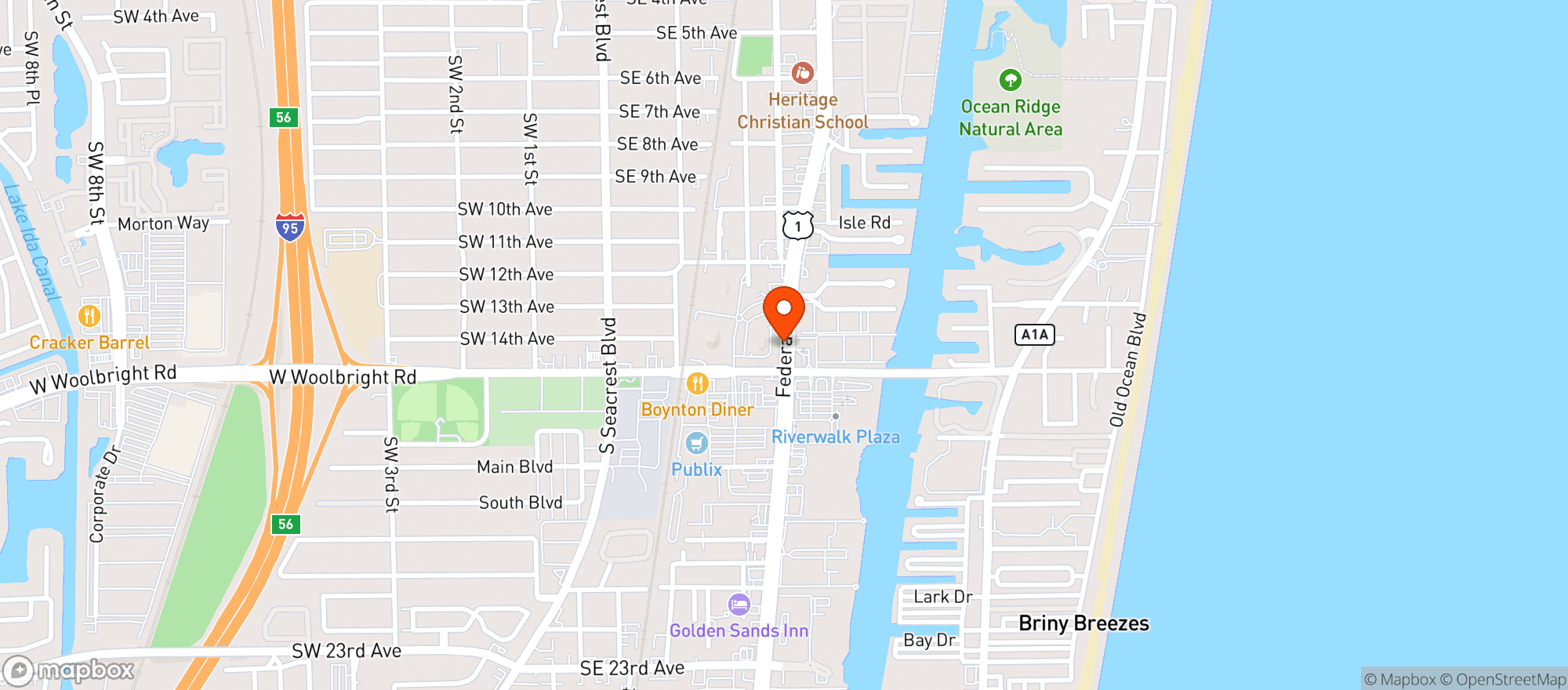 Map showing Sweetwater