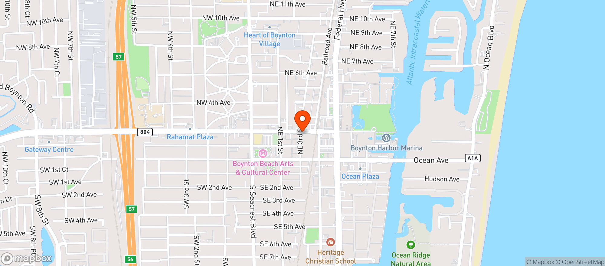 Map showing Vapor Rocket