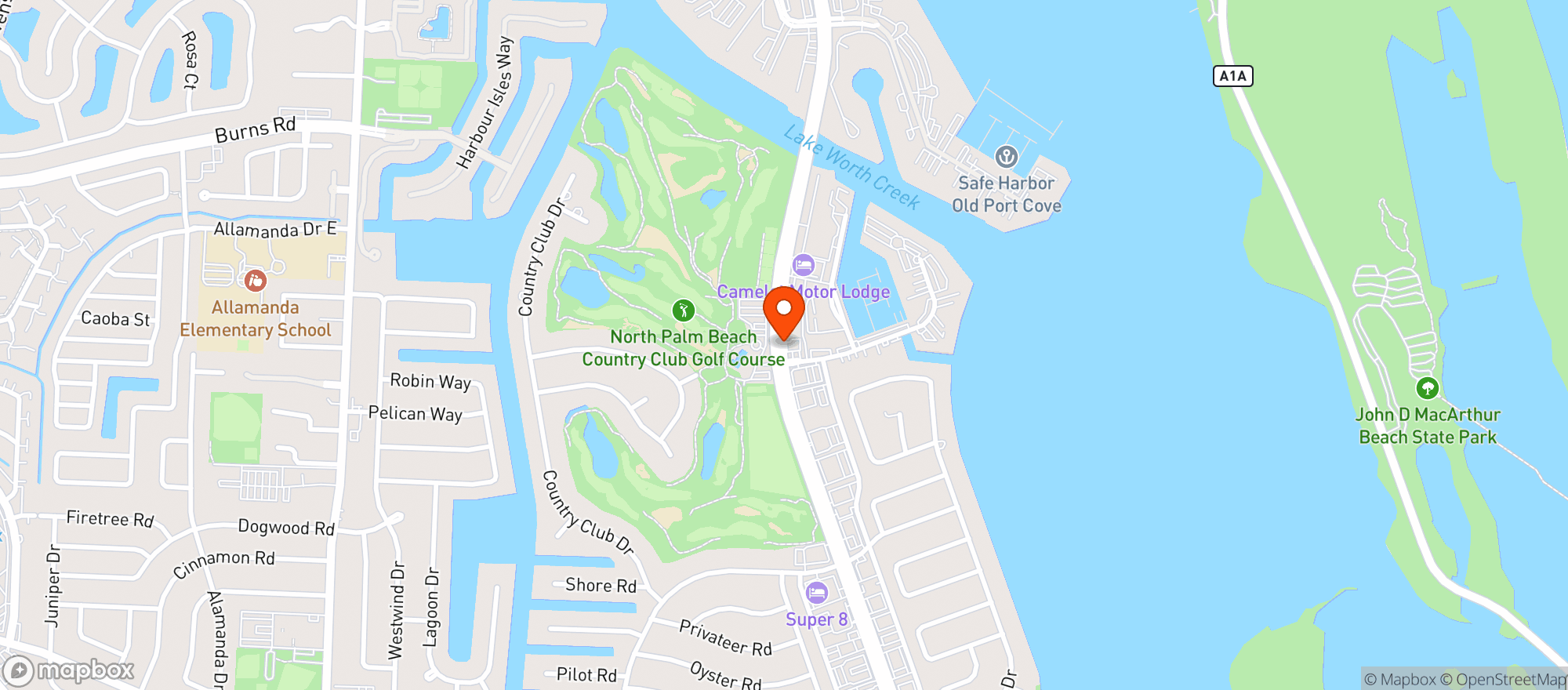 Map showing Npb Food Market