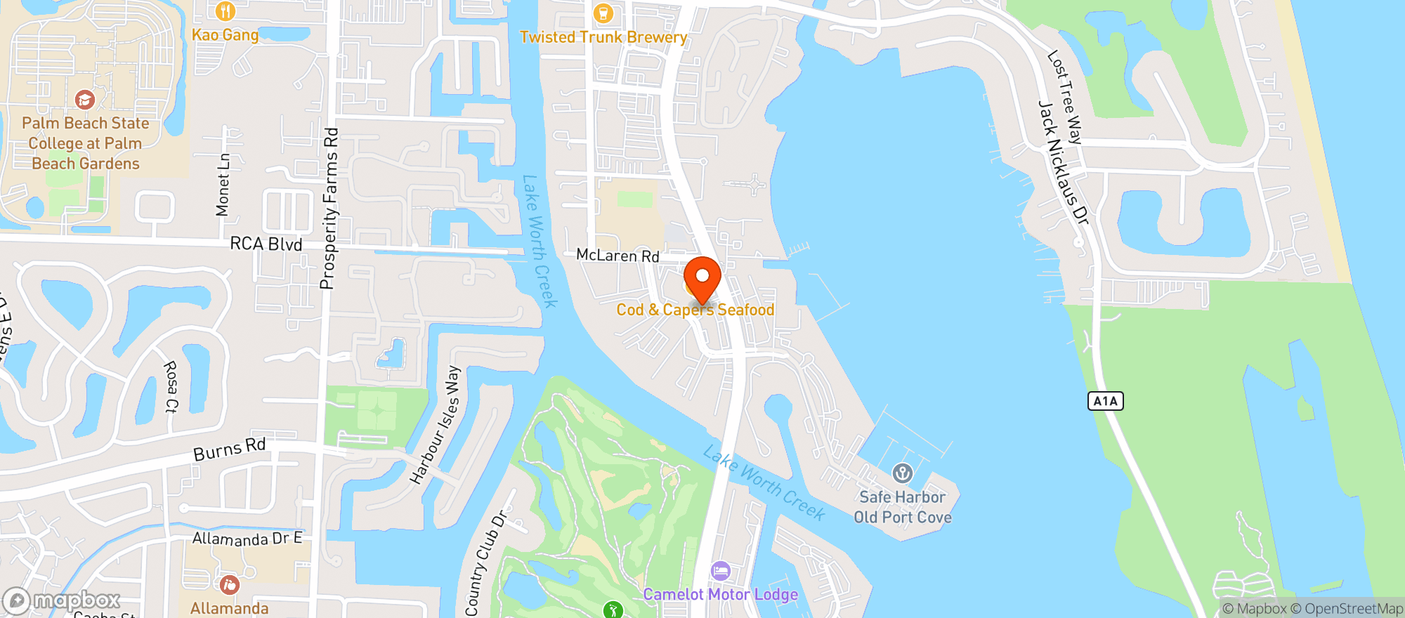 Map showing Stormhouse Brewing