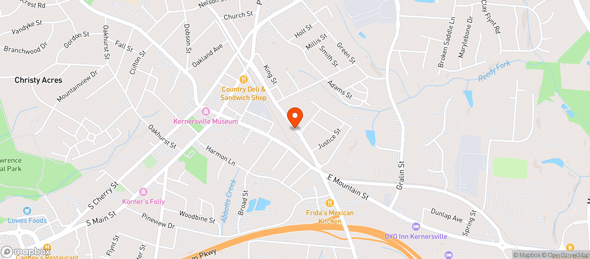 Map showing Quick One Stop