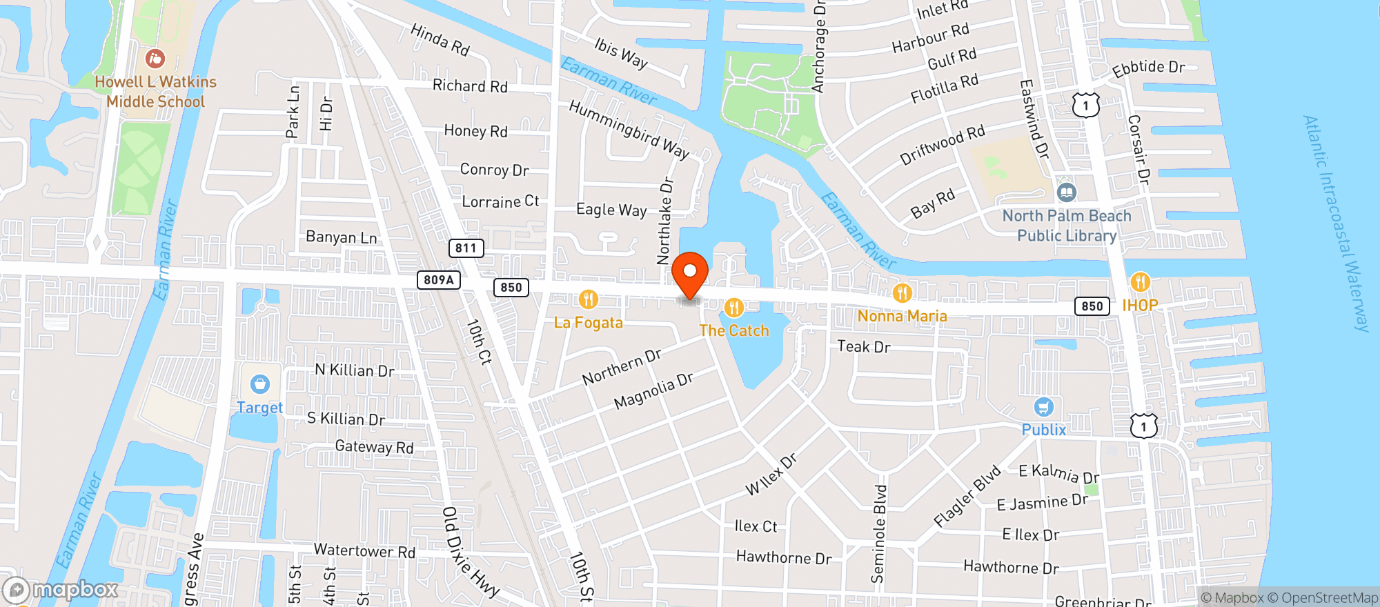 Map showing Step In Food Northlake