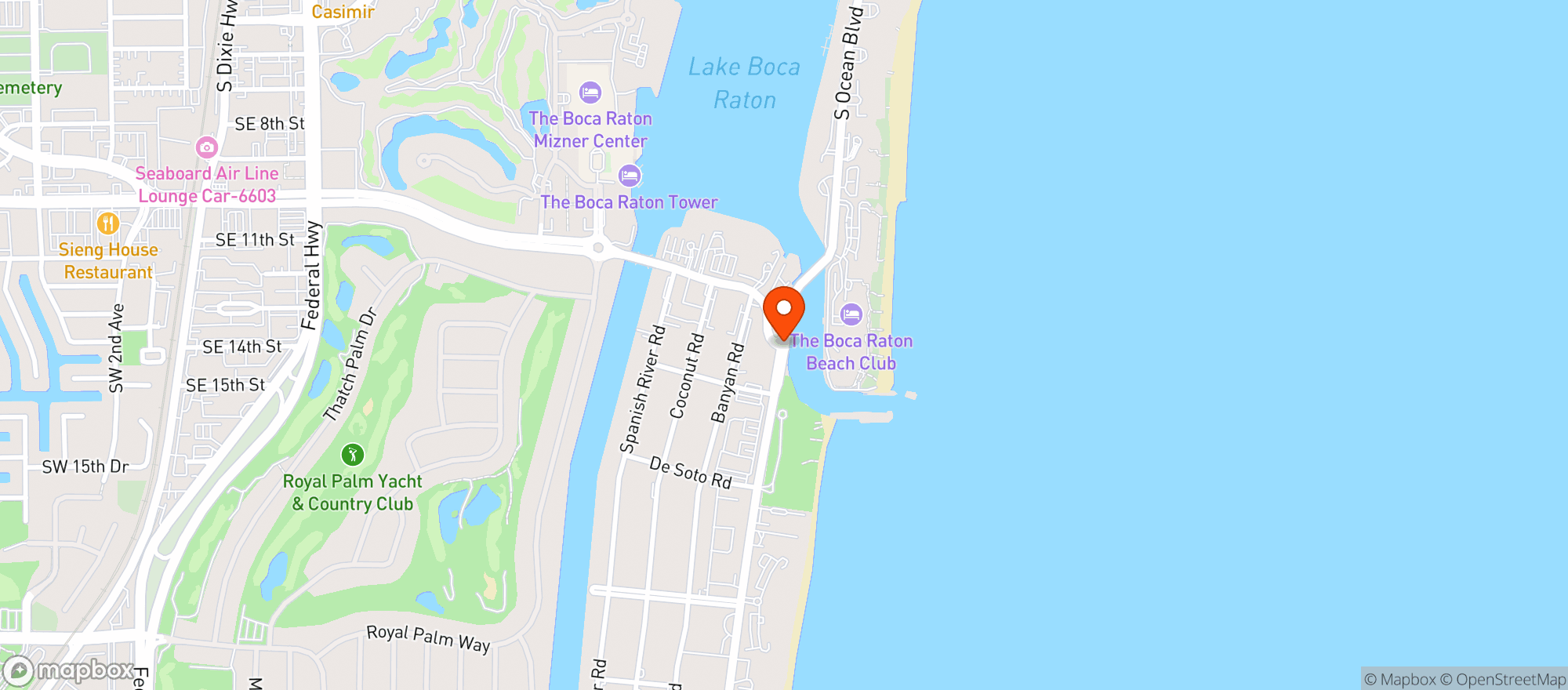 Map showing Av Waterstone Rsrt Marina