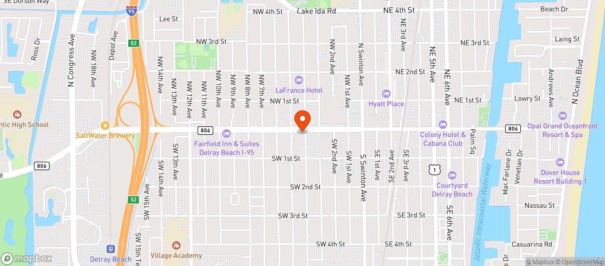 Map showing Purple Vibez Smoke Shop #2