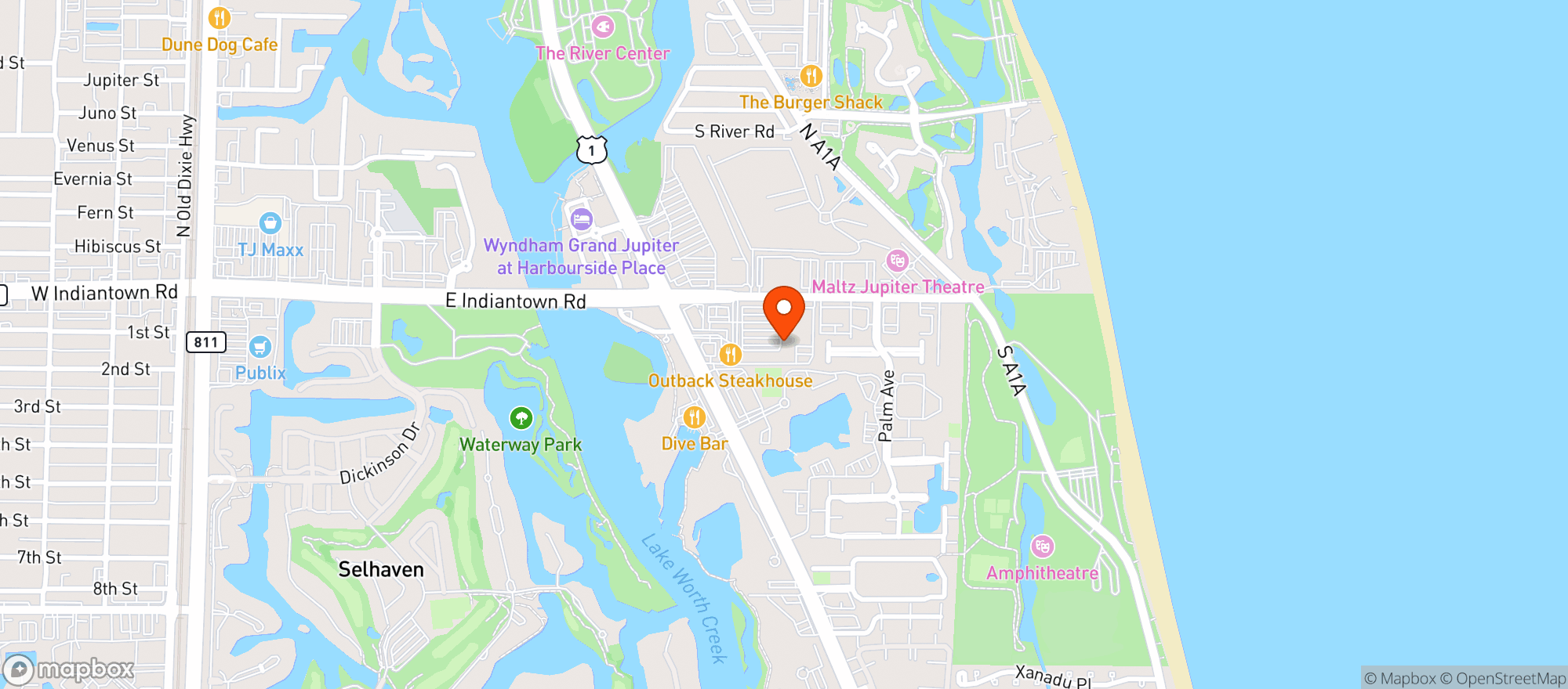Map showing Star Wine & Spirits