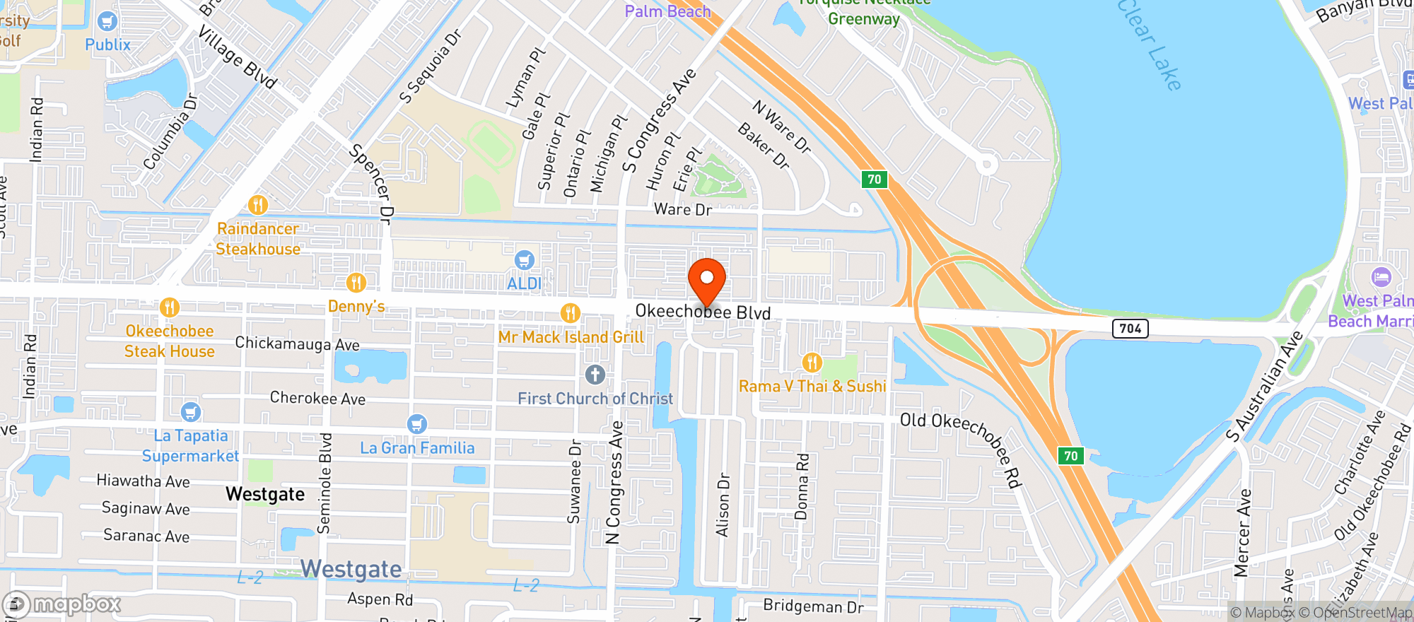Map showing Stuff-U-Like Liquor