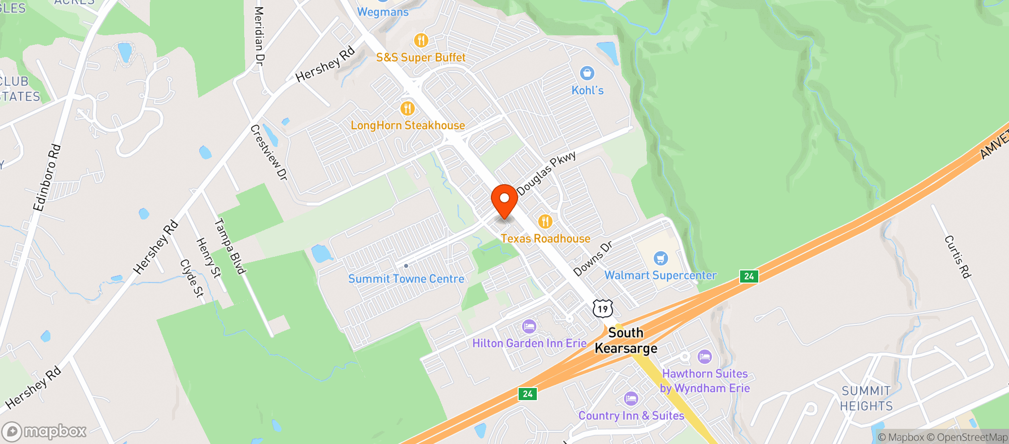 Map showing Discount Beer