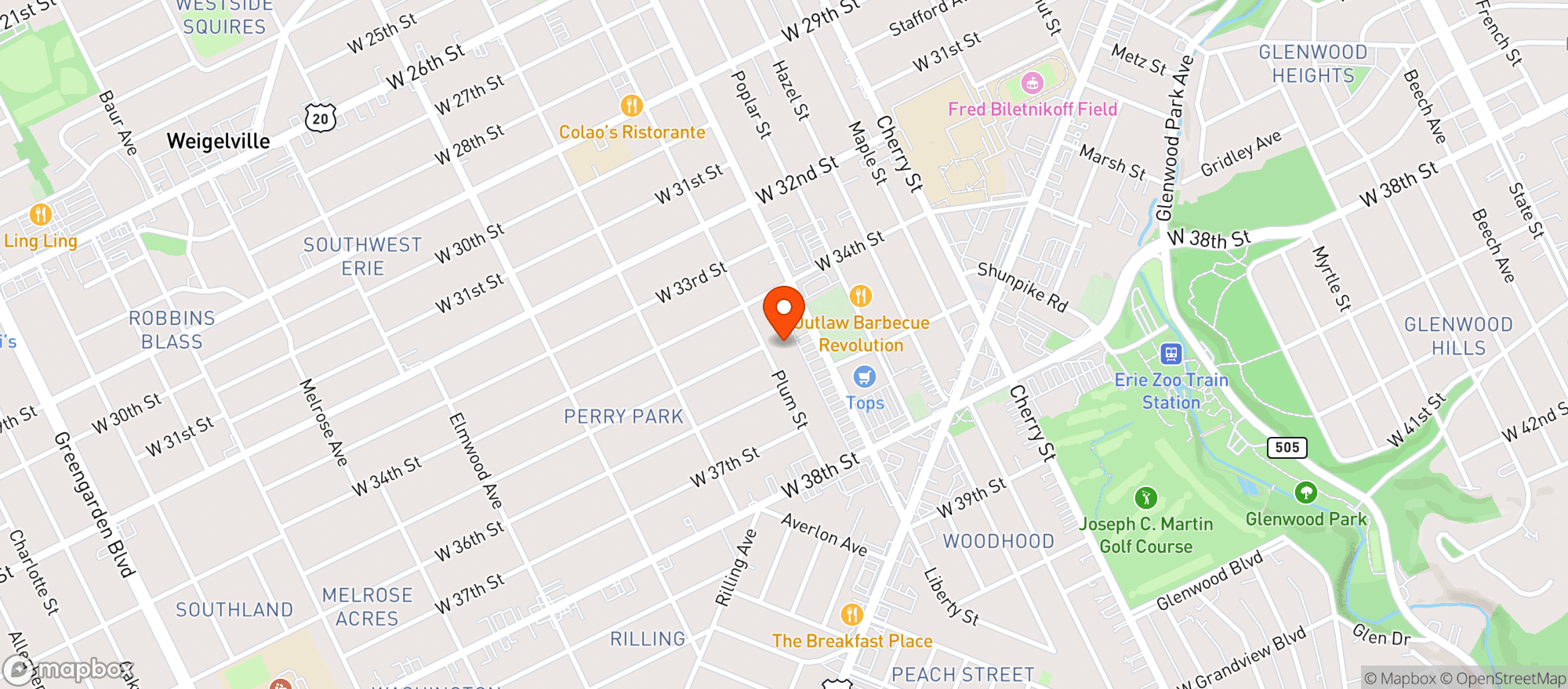 Map showing Gnc
