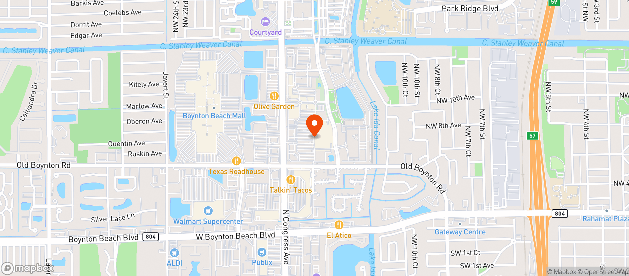 Map showing Supertarget