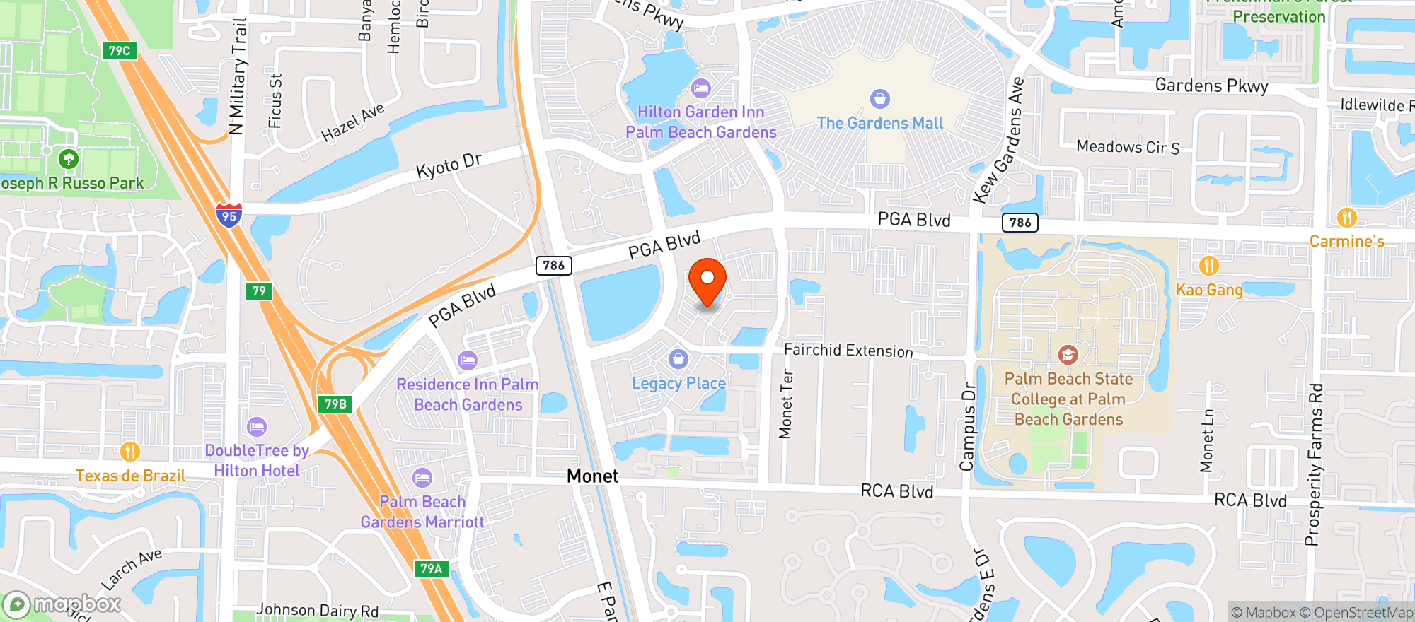 Map showing Total Wine & More
