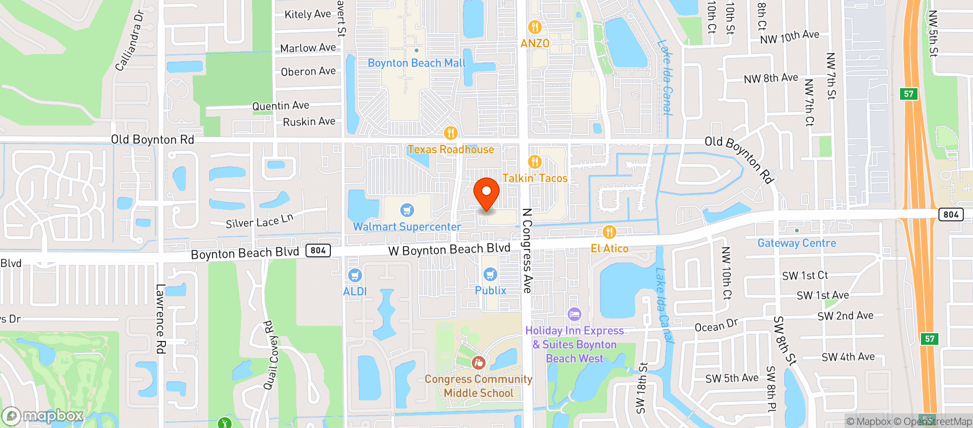 Map showing Gnc