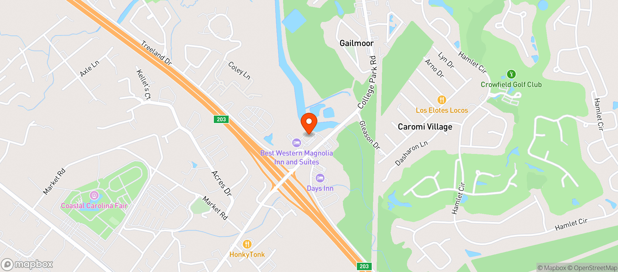 Map showing Parkers #86 (chs)