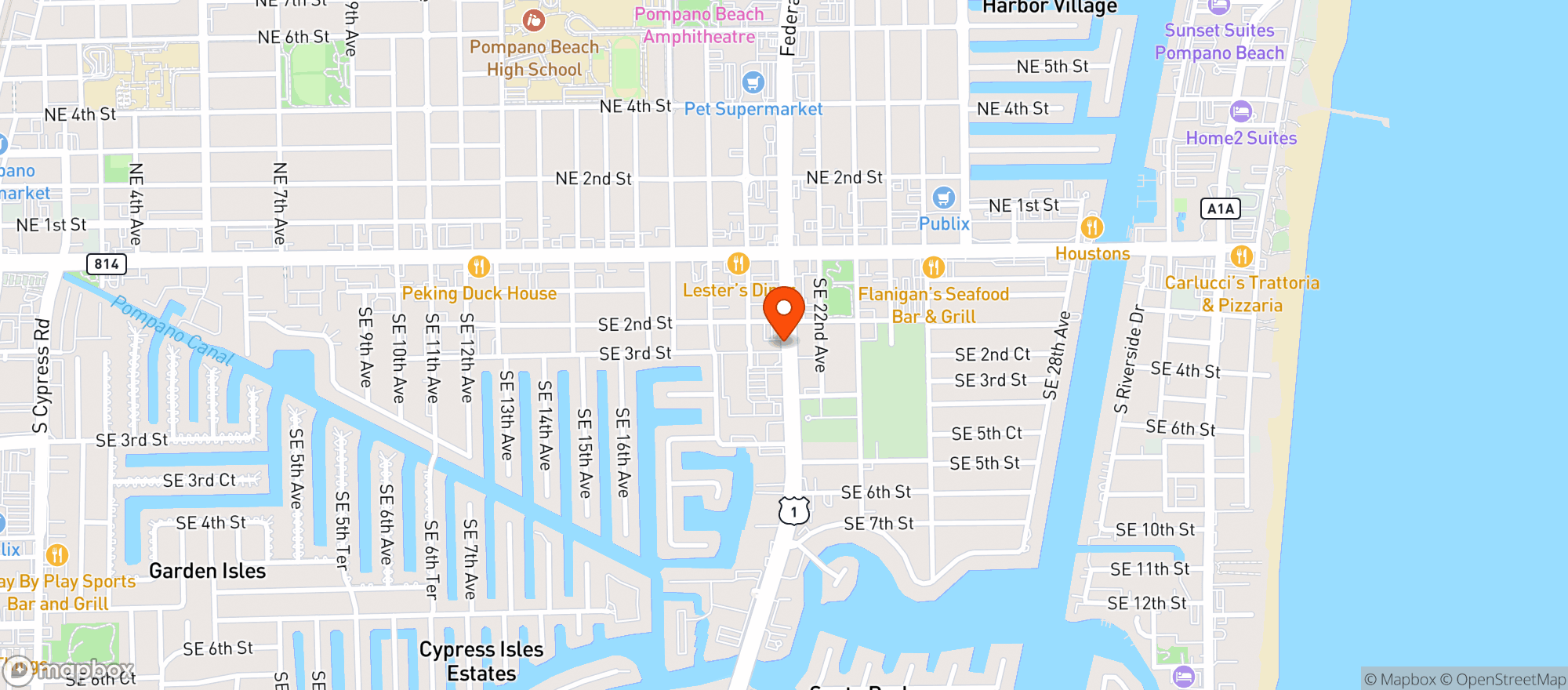 Map showing Revelry