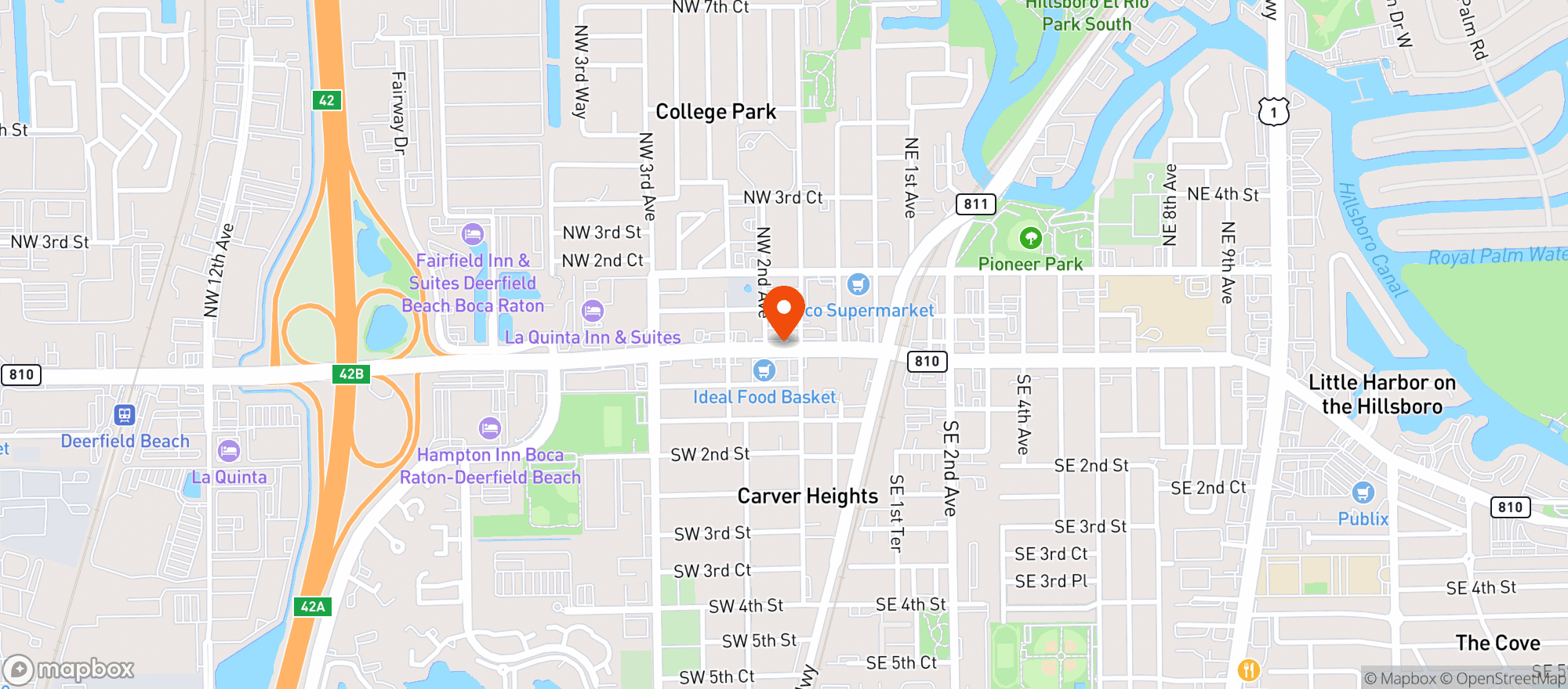 Map showing 101 Liquors
