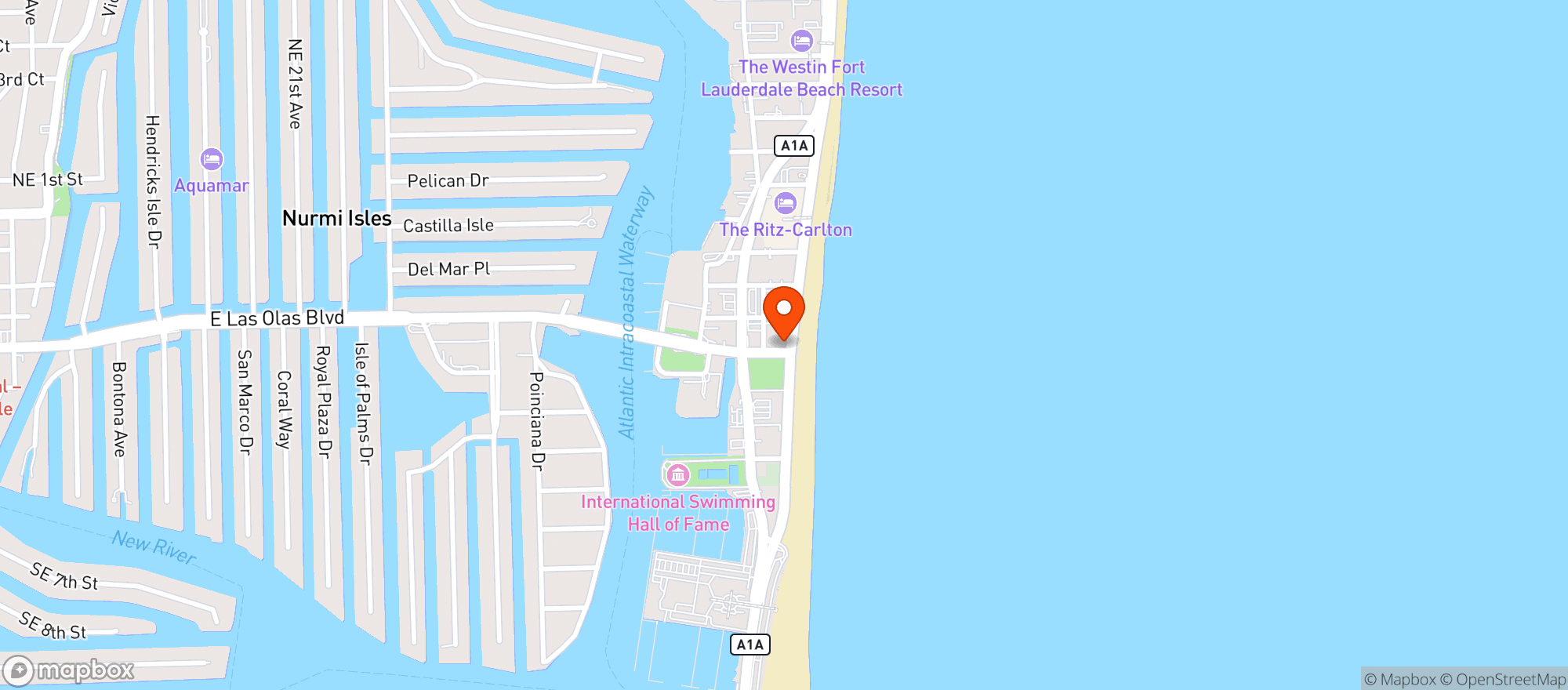 Map showing PENRODS ELBO ROOM