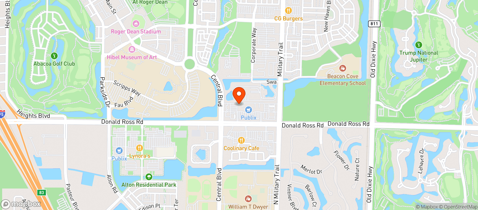 Map showing Star Liquors #43