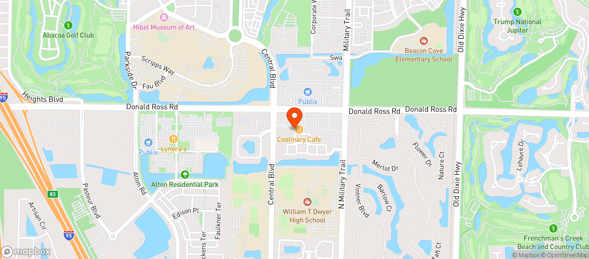 Map showing Ela Curry Kitchen
