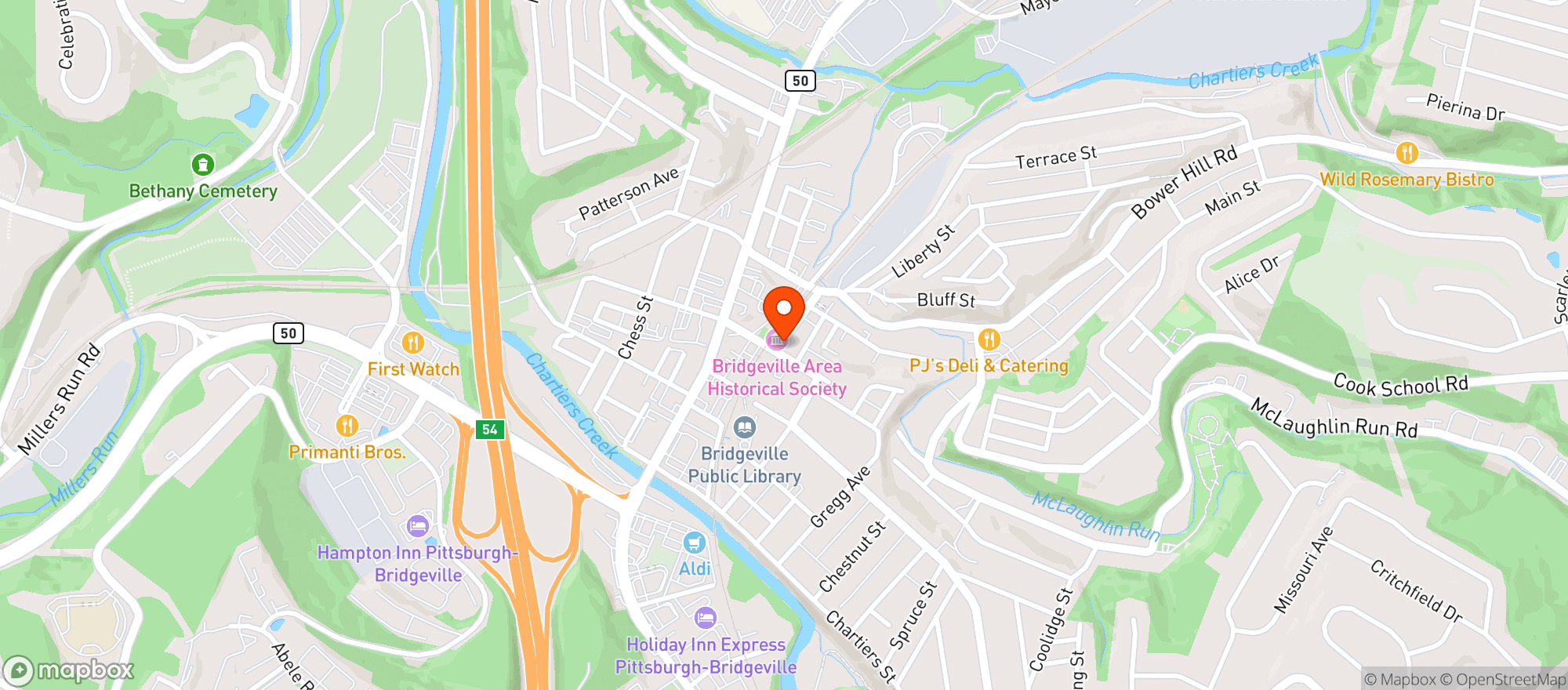 Map showing BEER WAREHOUSE