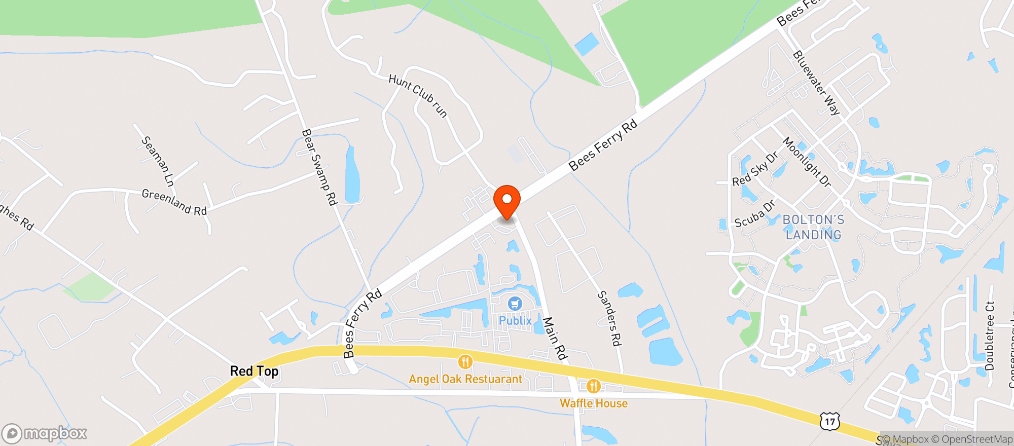 Map showing CIRCLE K #2703186