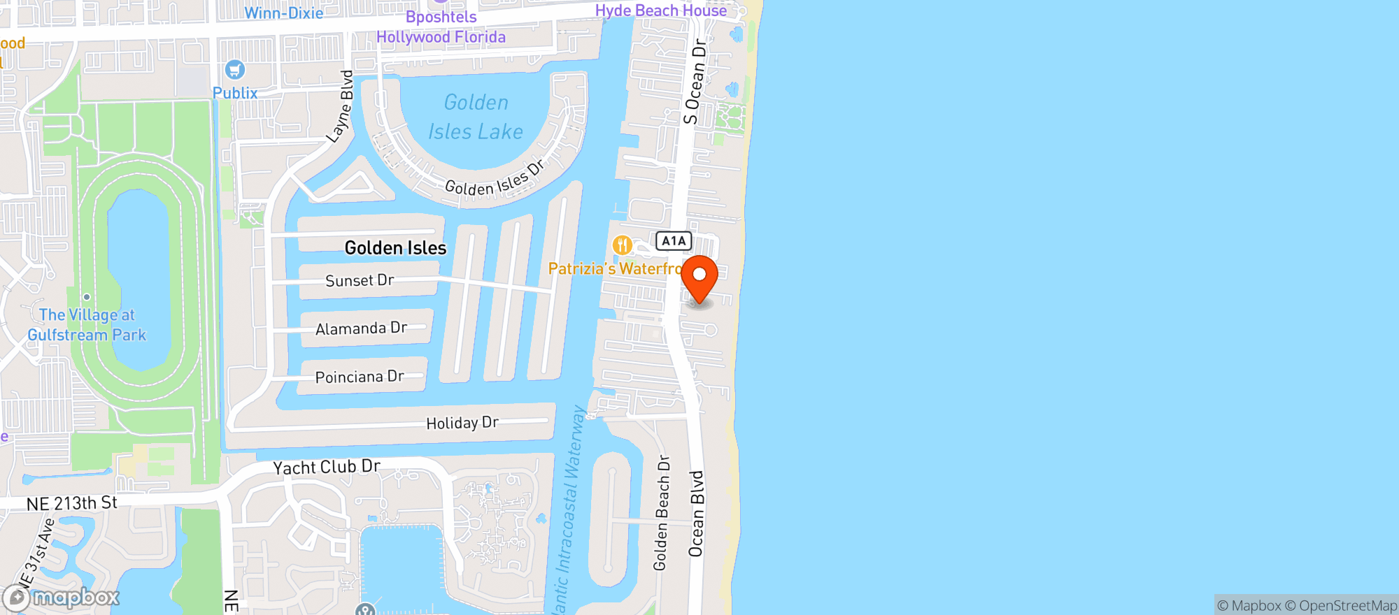 Map showing Merciers music Entertainment LLC