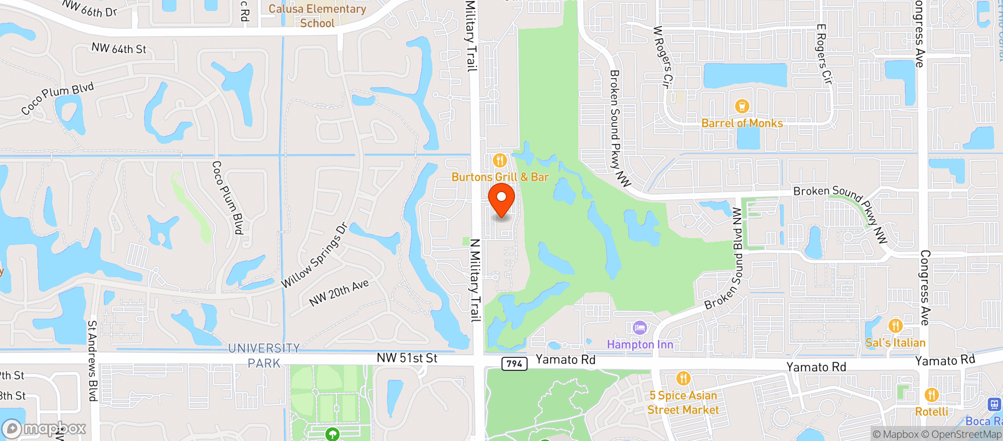 Map showing Fresh Market 218 - CBOCA