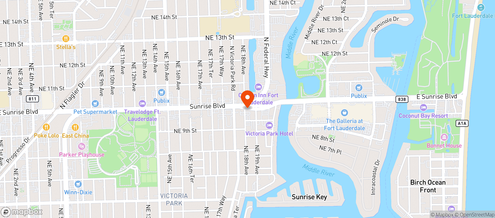 Map showing Il Mulino Restaurant