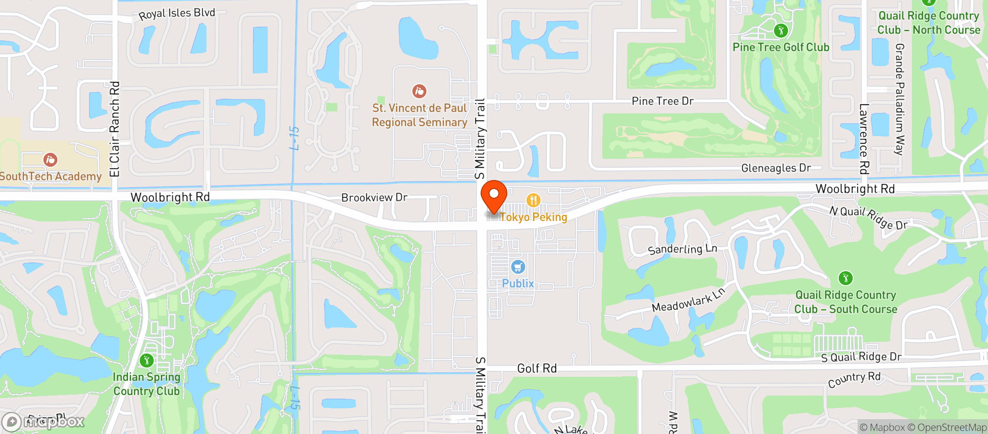 Map showing Mobil 11190