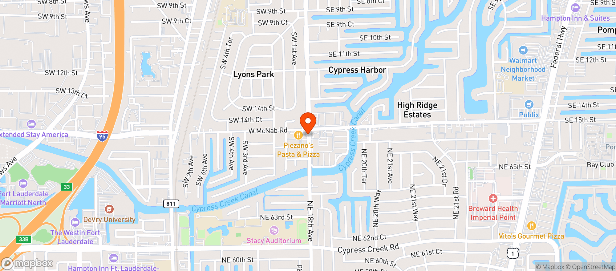 Map showing Sunoco