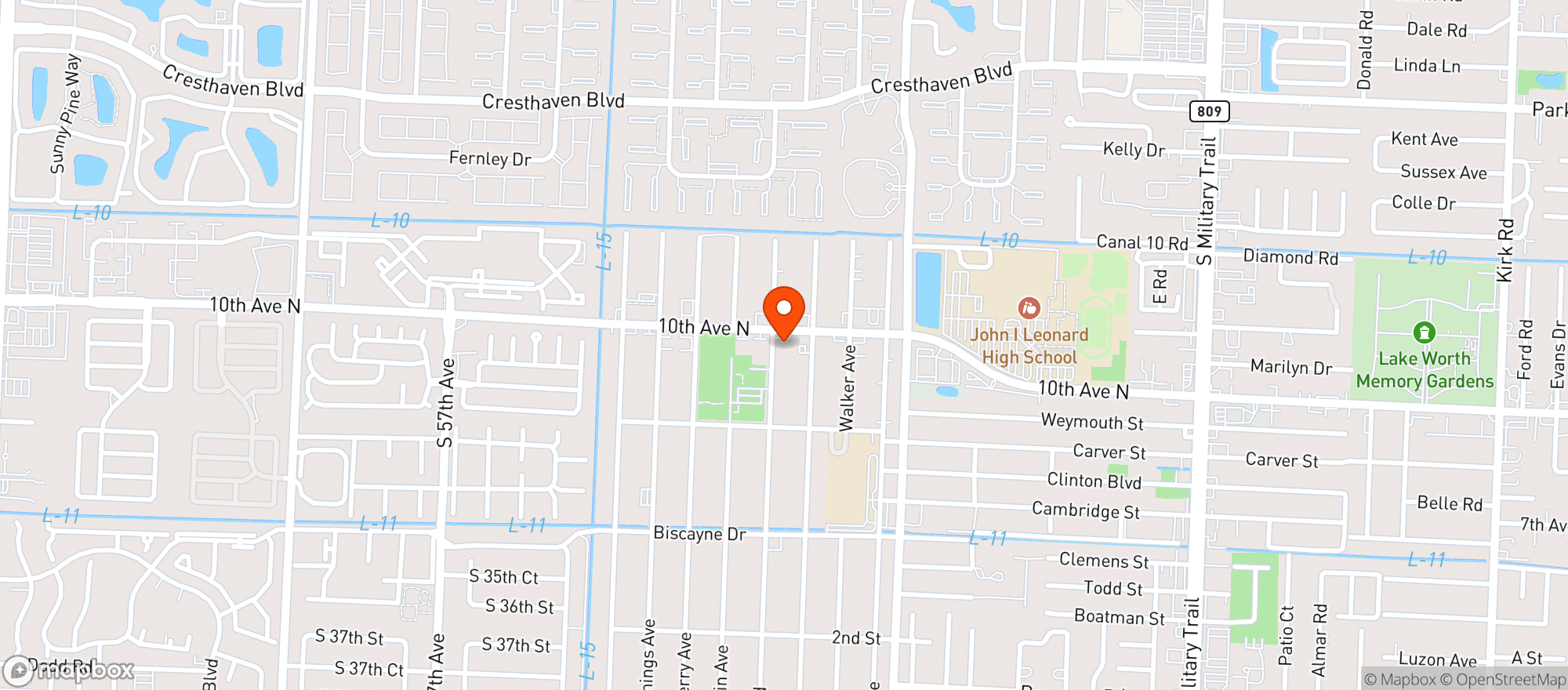 Map showing Food Kwik