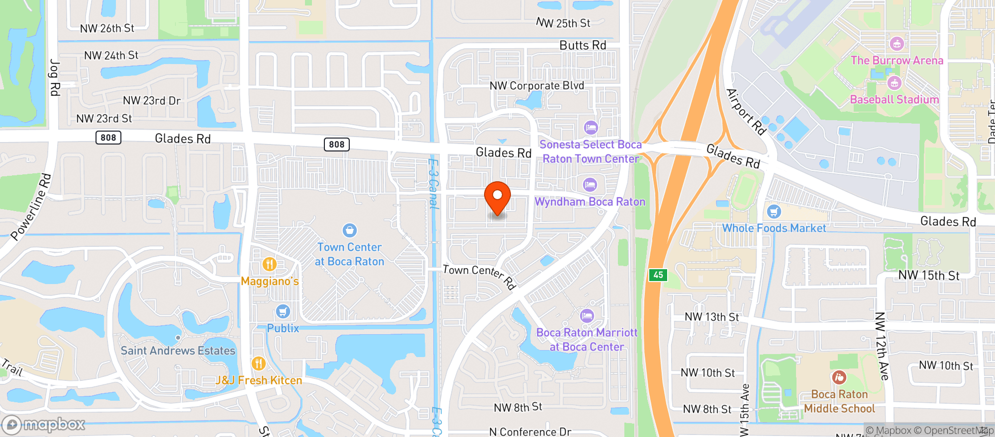 Map showing Casa de Montecristo Cigar Lounge & Bar