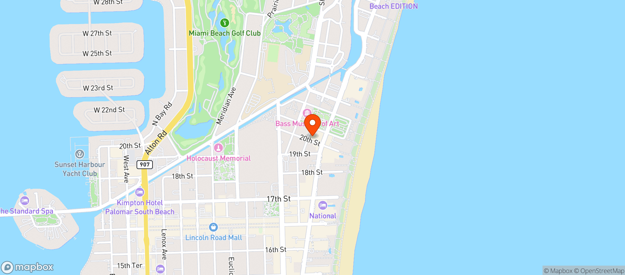 Map showing Sweet Liberty