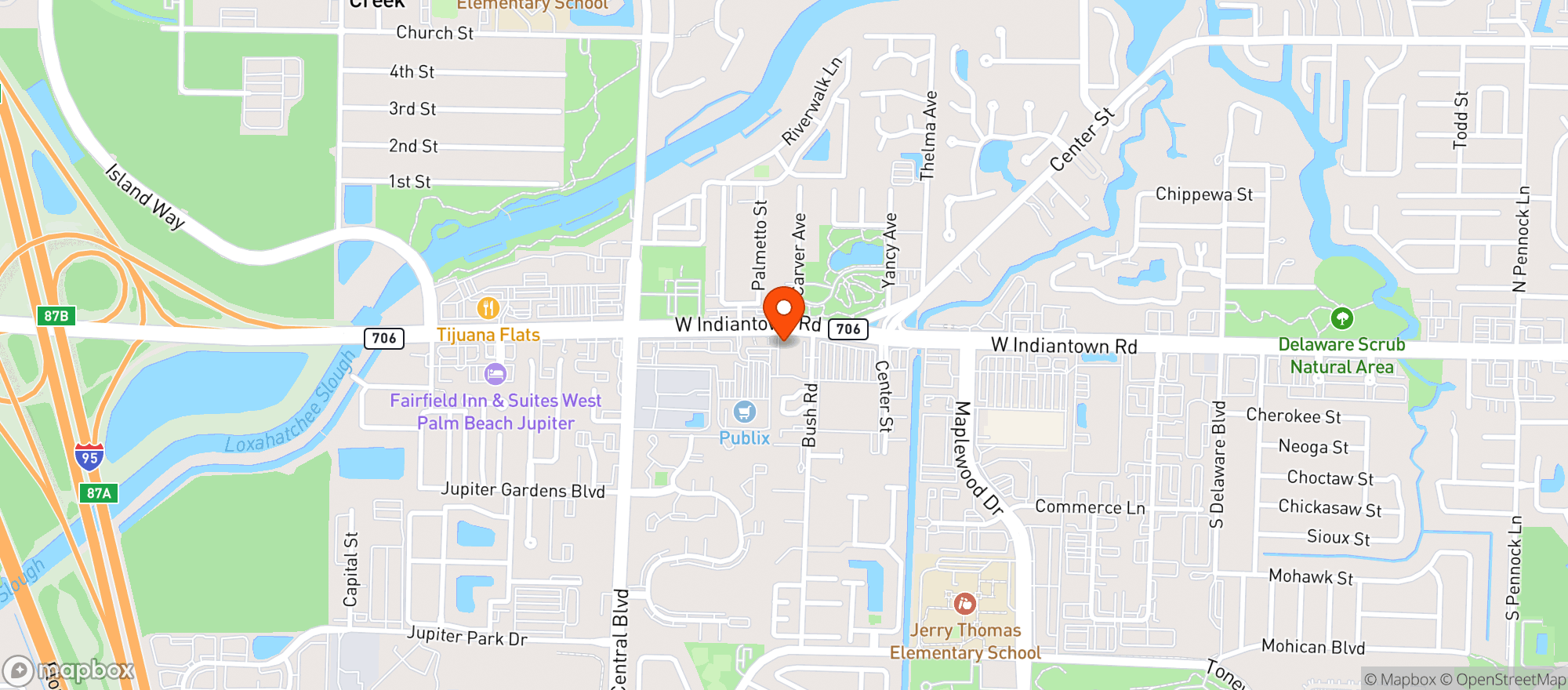 Map showing Liquor Village #2