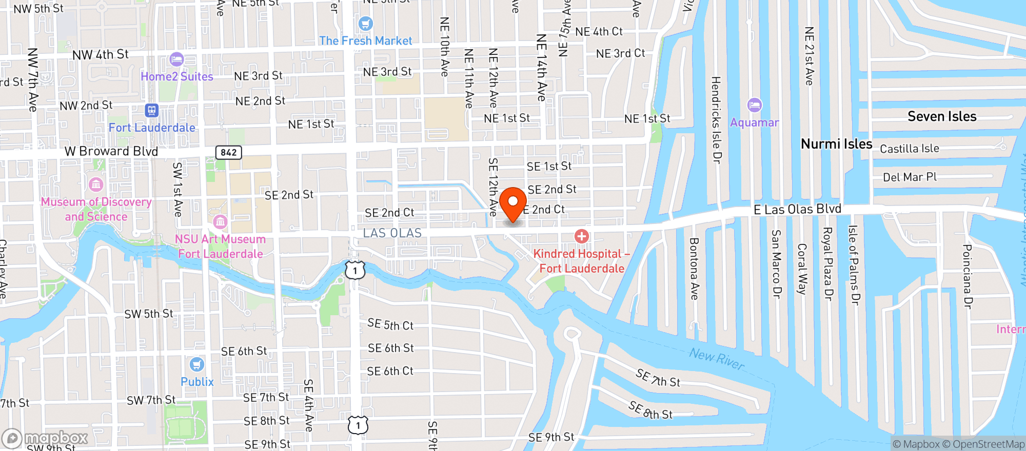 Map showing Awake Store