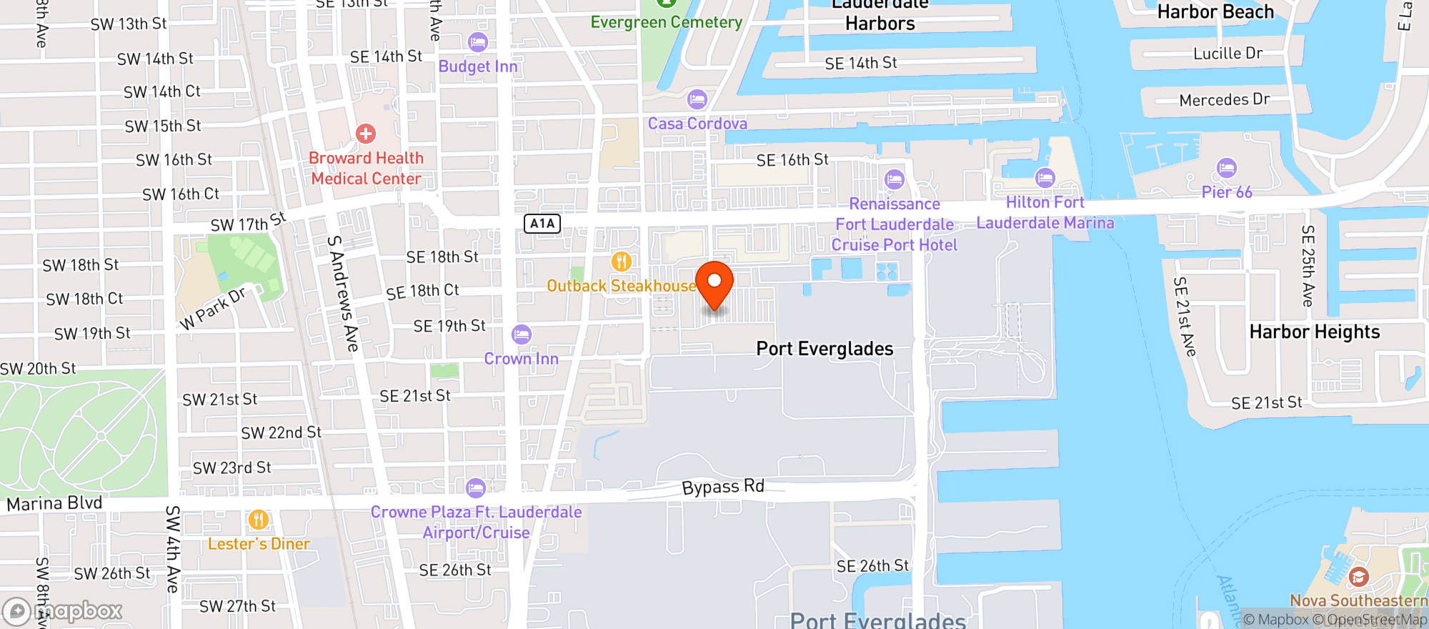 Map showing TOTAL WINE & MORE