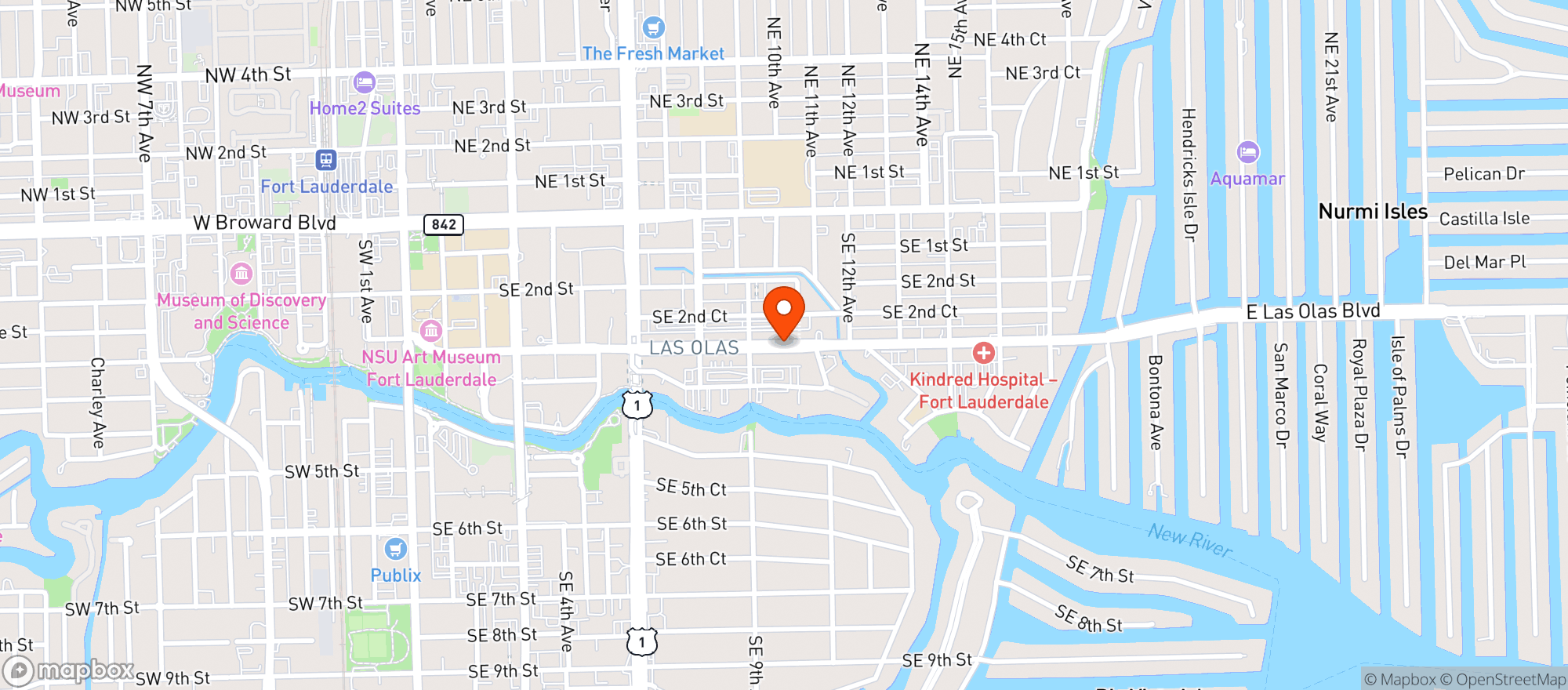 Map showing Anns Florist