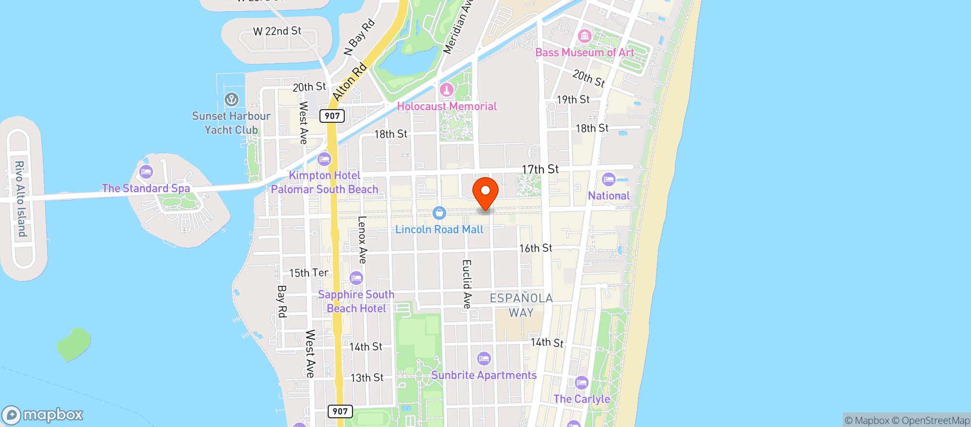Map showing Gnc