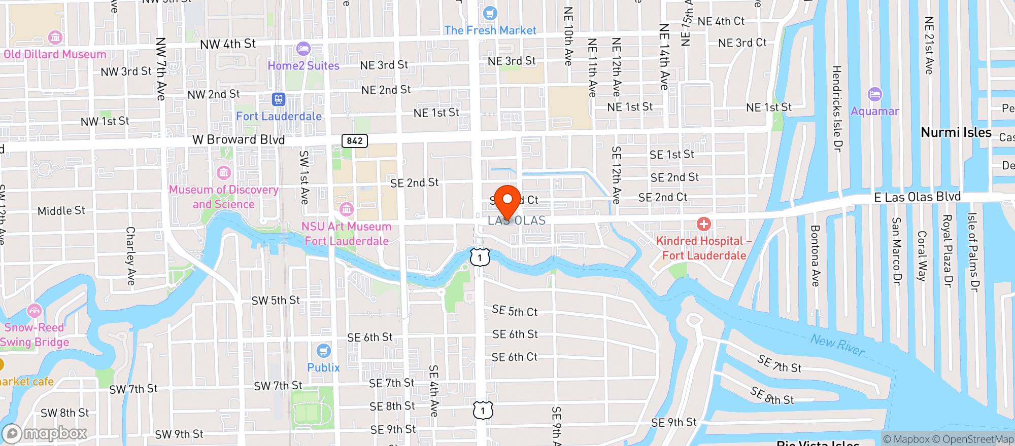 Map showing Tommy Bahama #230