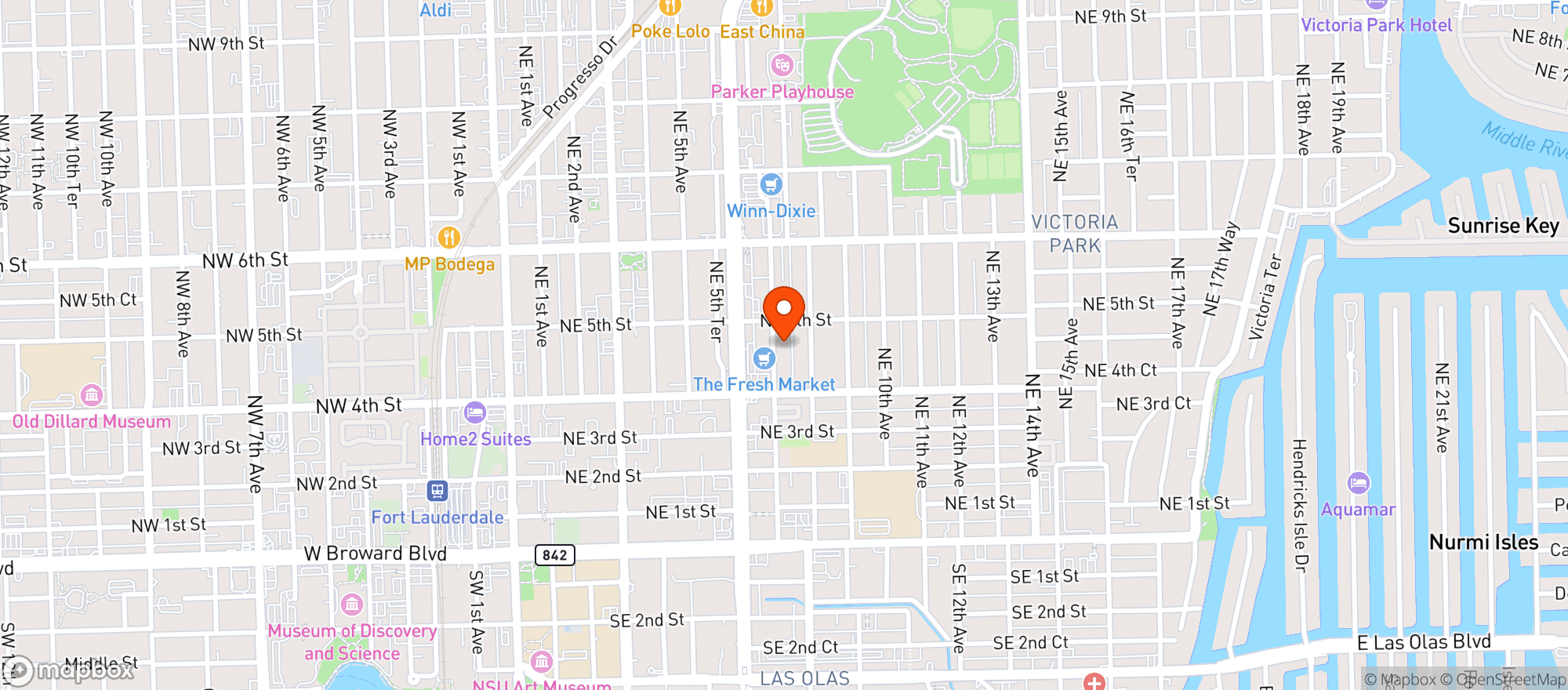 Map showing Fresh Market 135 - FTLD