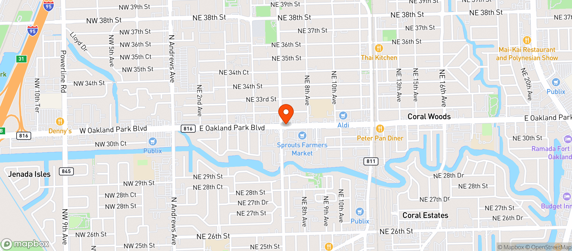 Map showing 101 Liquor & Wine