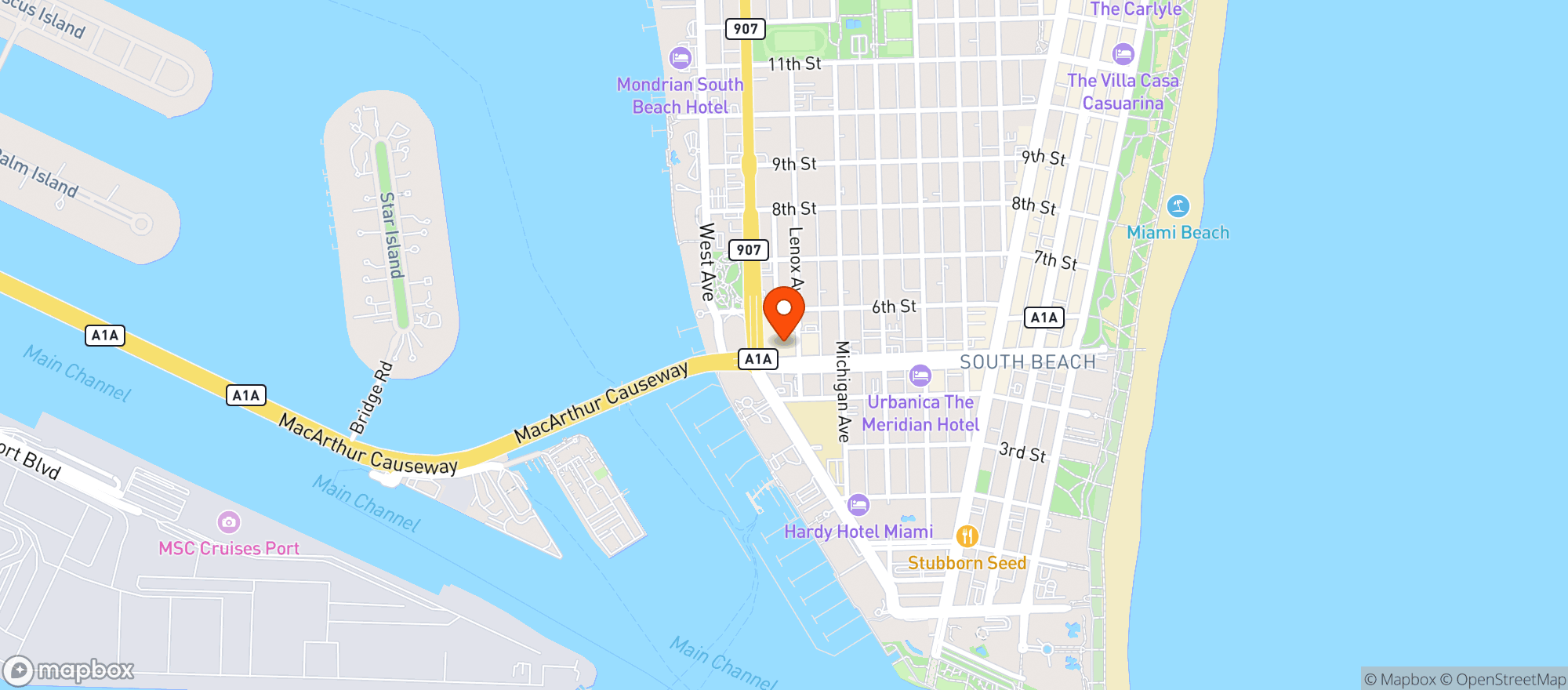 Map showing Total Wine & More