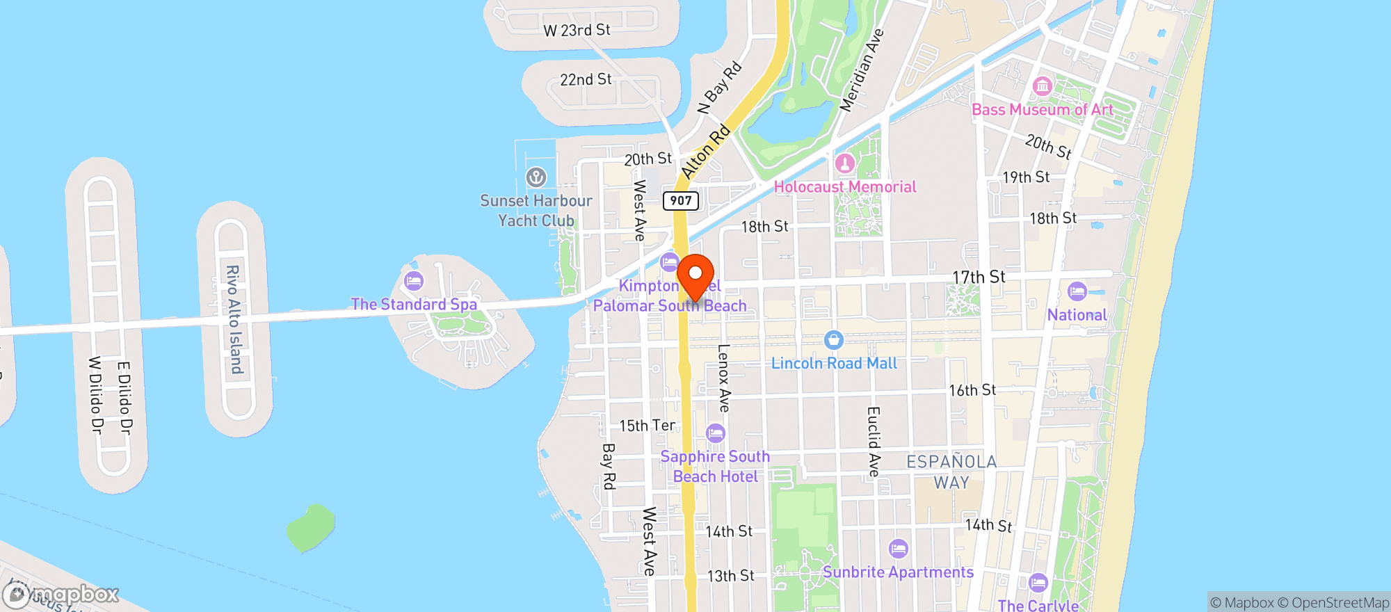 Map showing Gopuff