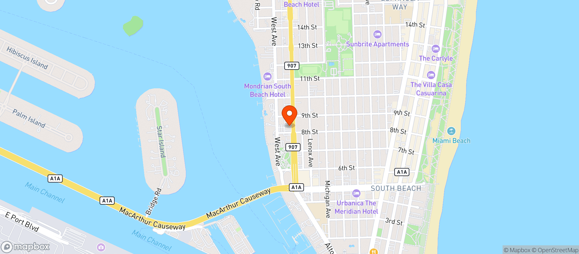 Map showing Macchialina