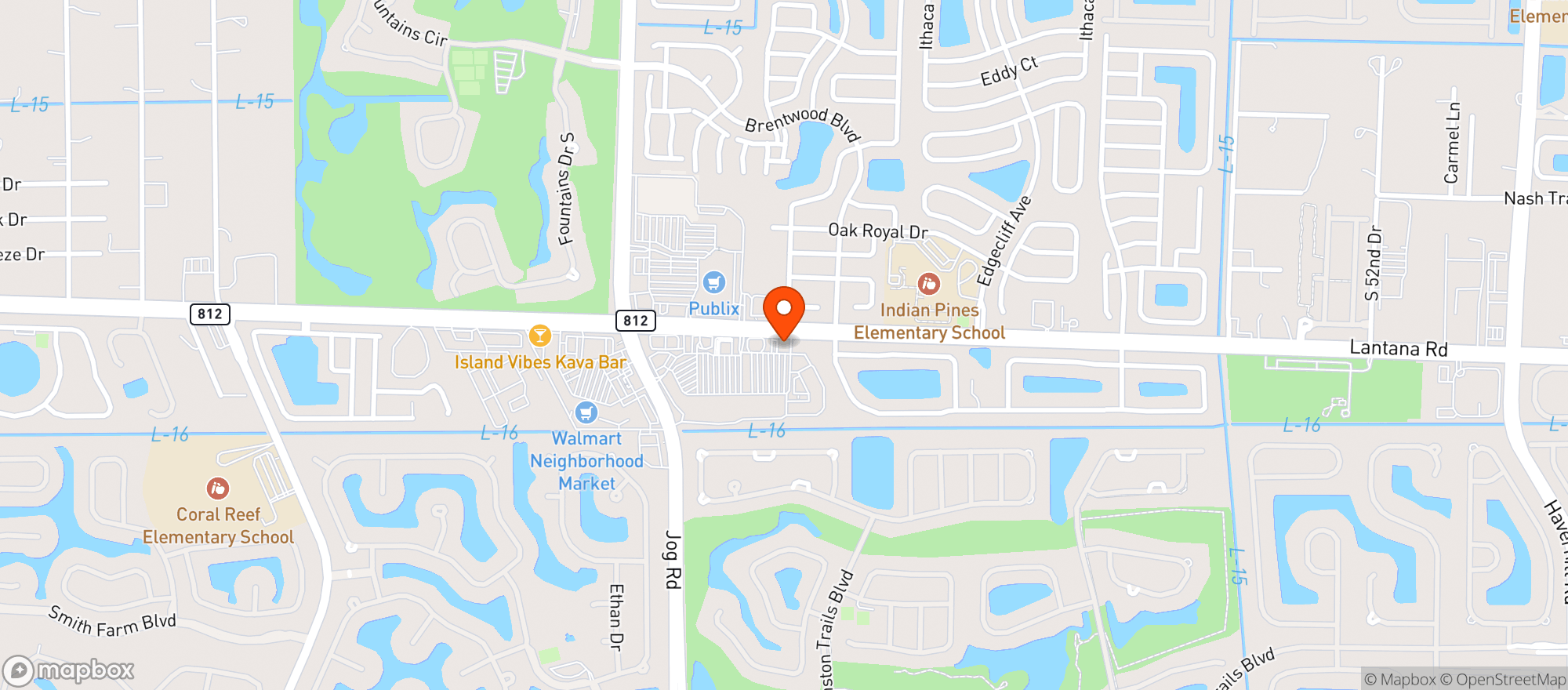 Map showing Outback Steakhouse #1085