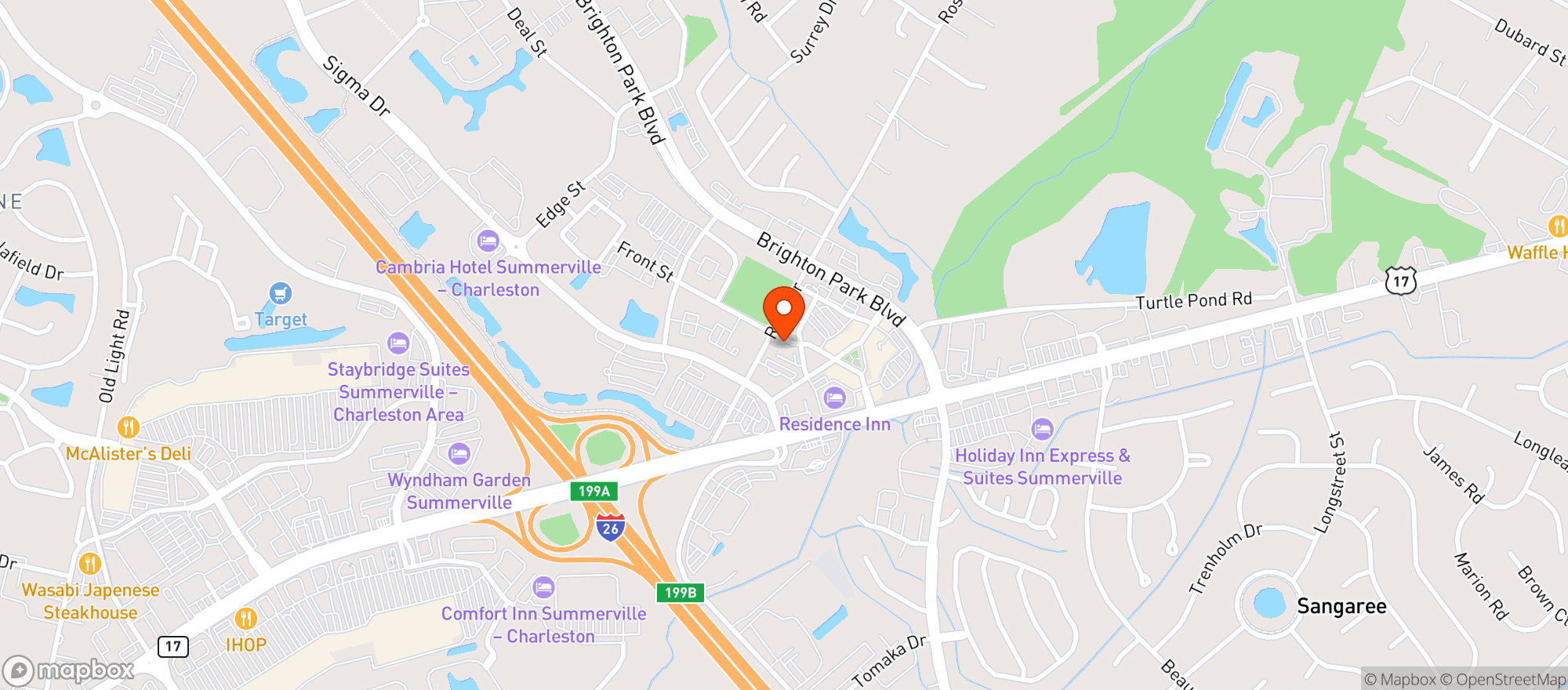Map showing Simple To Sublime