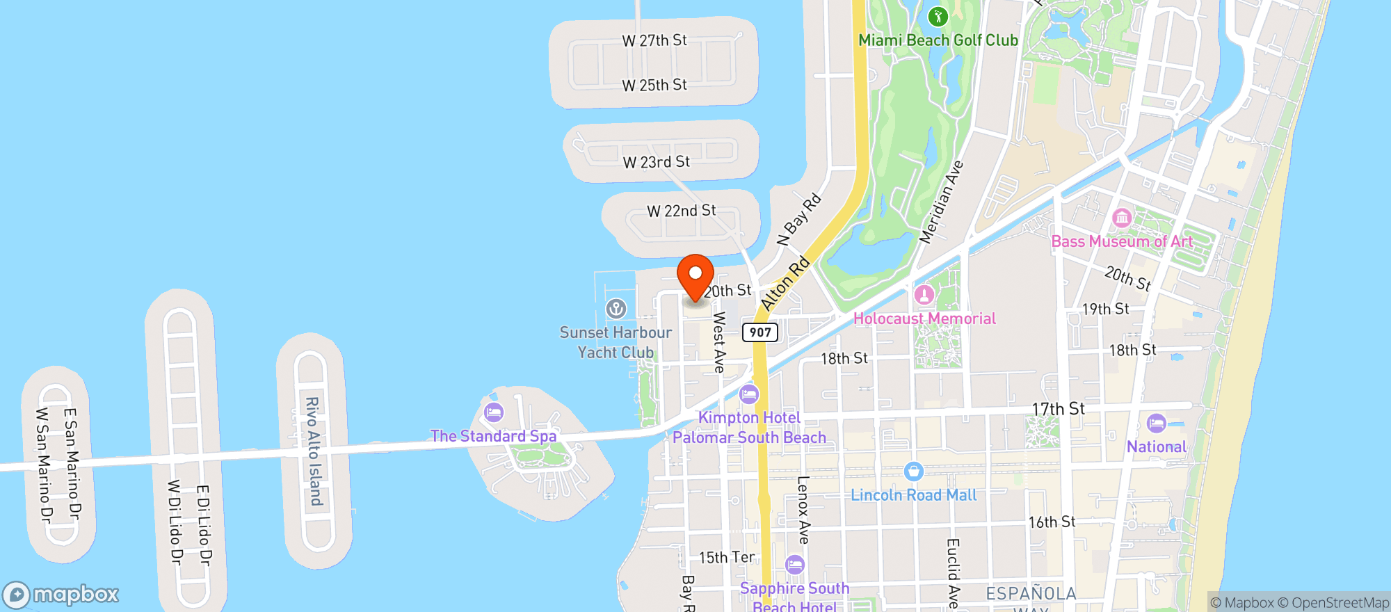 Map showing Publix