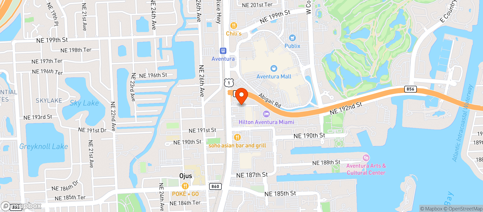 Map showing Bulla Gastrobar