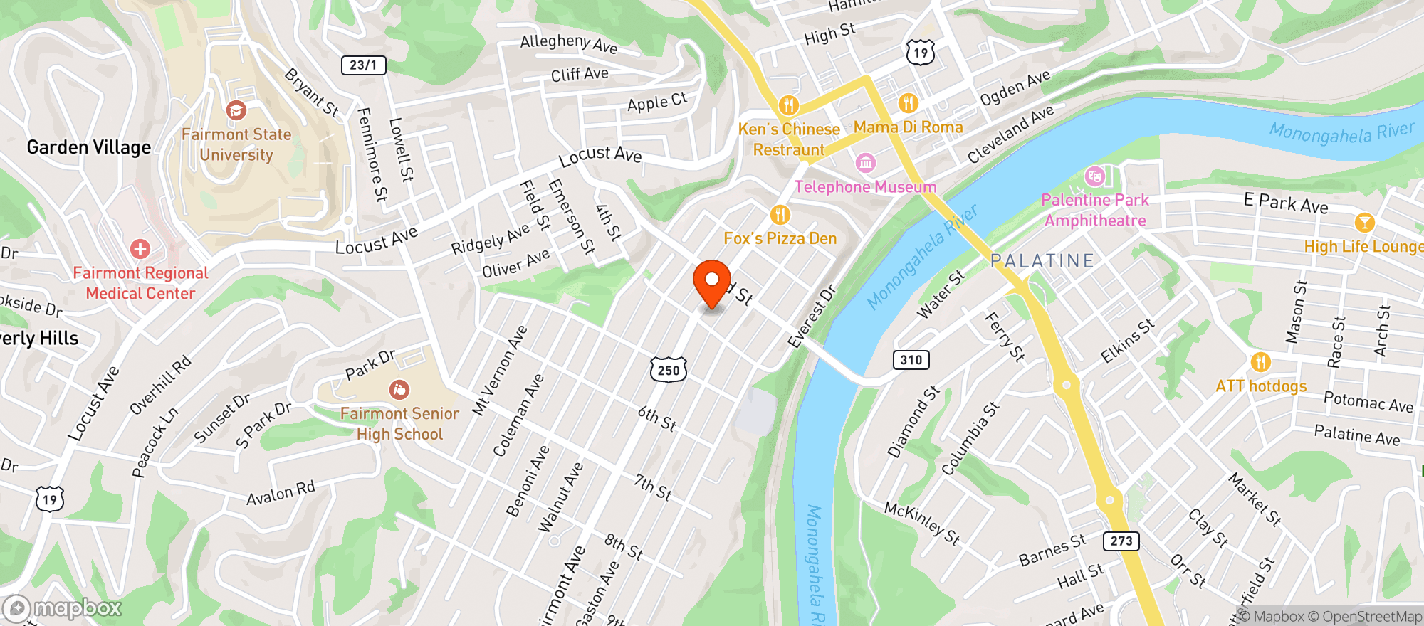Map showing Cvs Pharmacy #3475